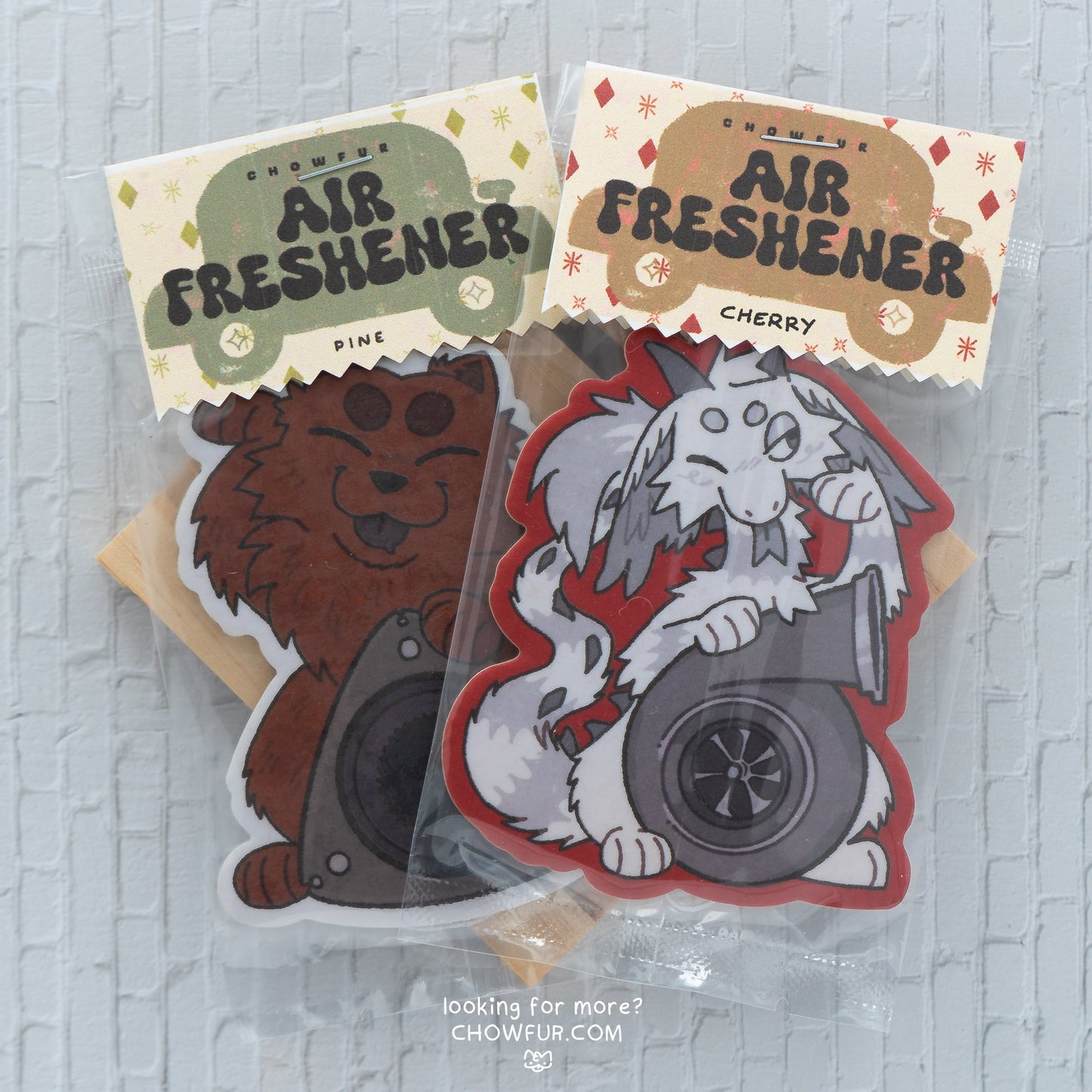 Lucky Turbo and Rotary Air Fresheners {2 scents} - $6 - Furry Air Freshener only from Chowfur.com - Shop now!