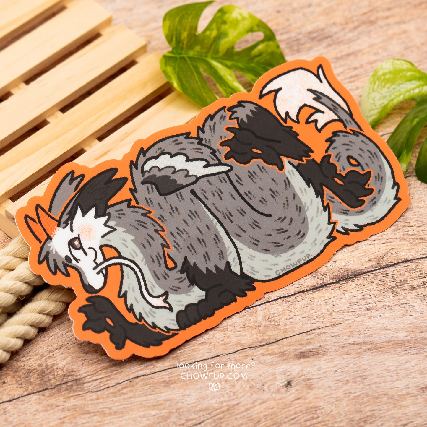 Dragon Mini-Bumper - $8 - Furry Bumper sticker only from Chowfur.com - Shop now!