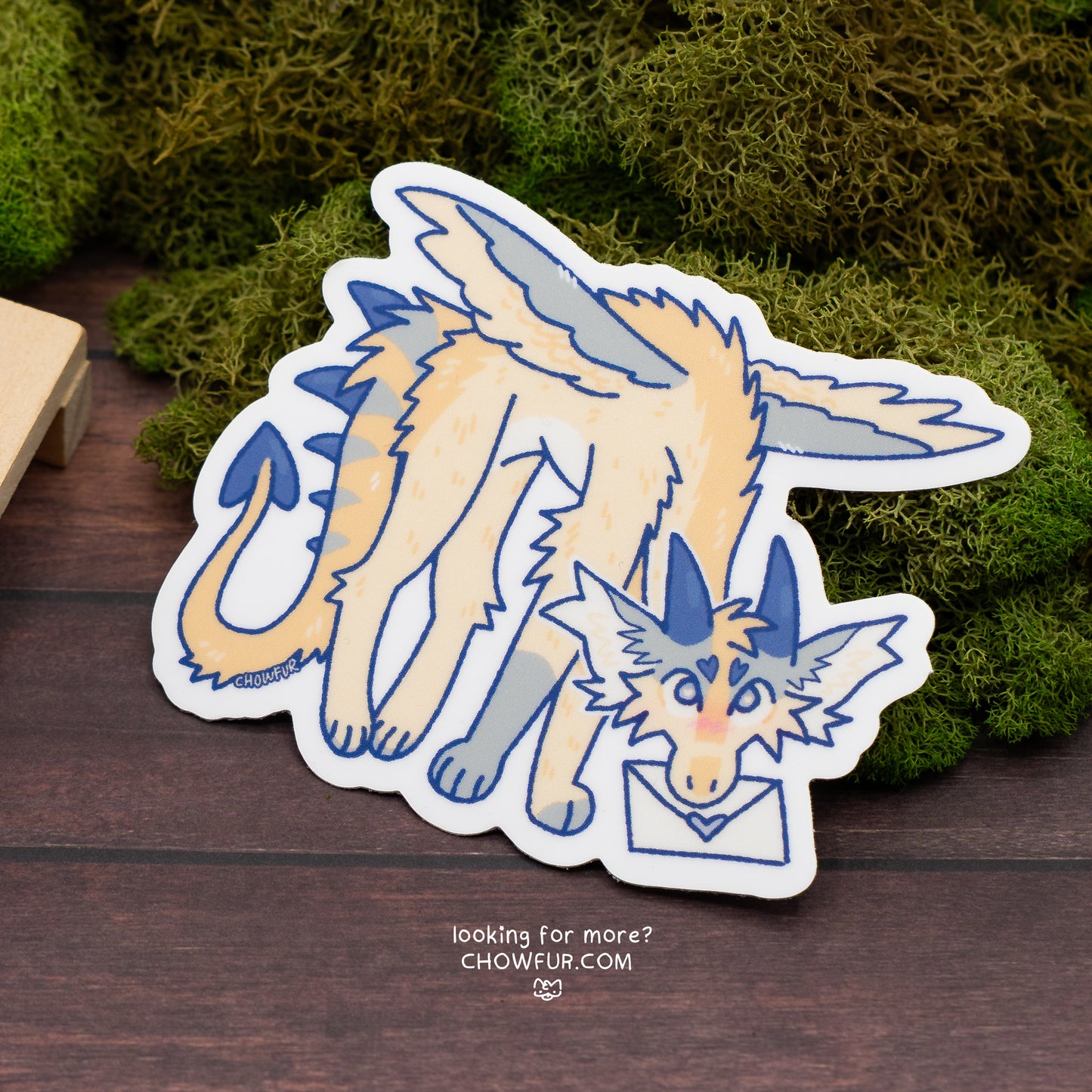 Dragon Love Letter Sticker