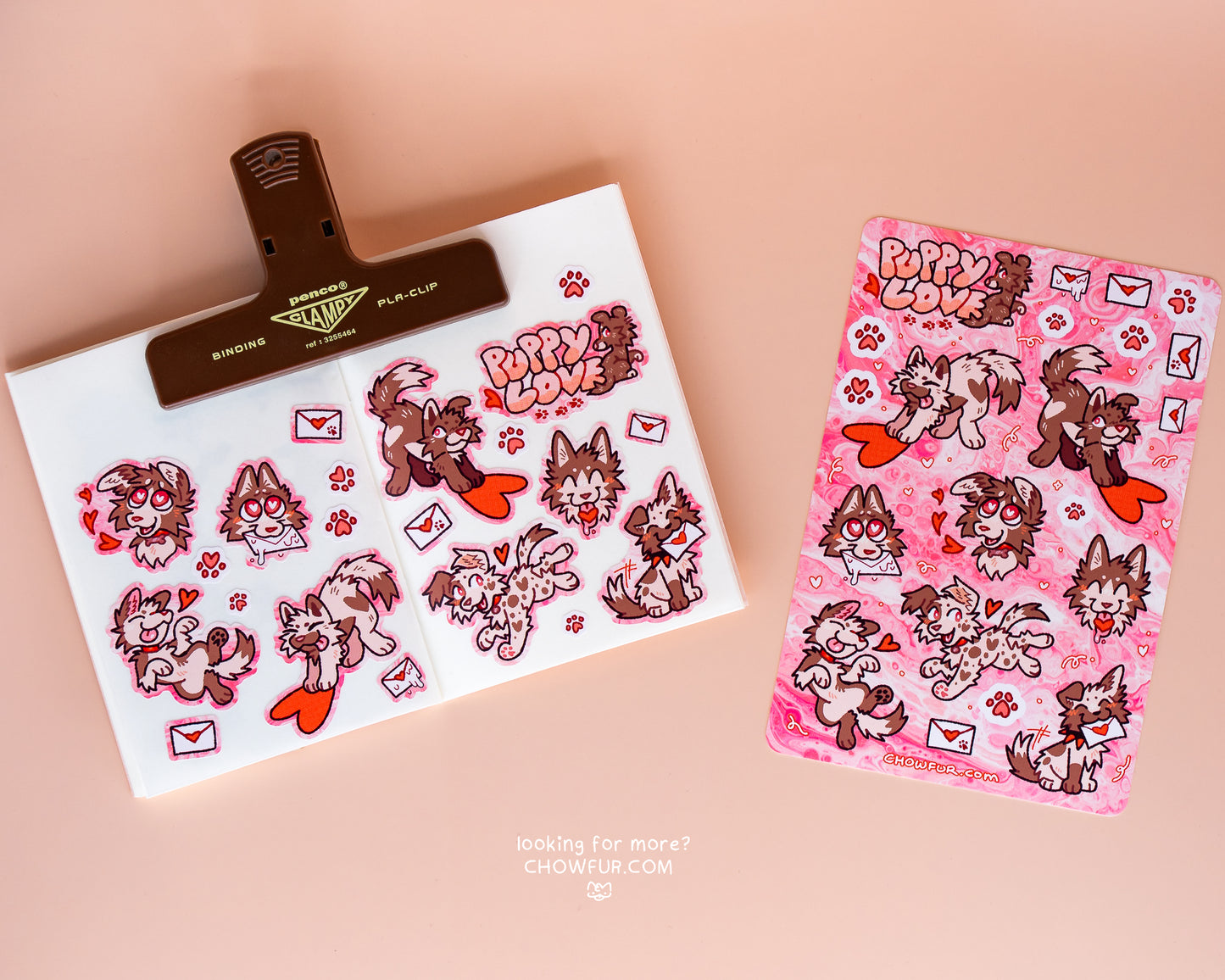 Puppy Love Sticker Sheet