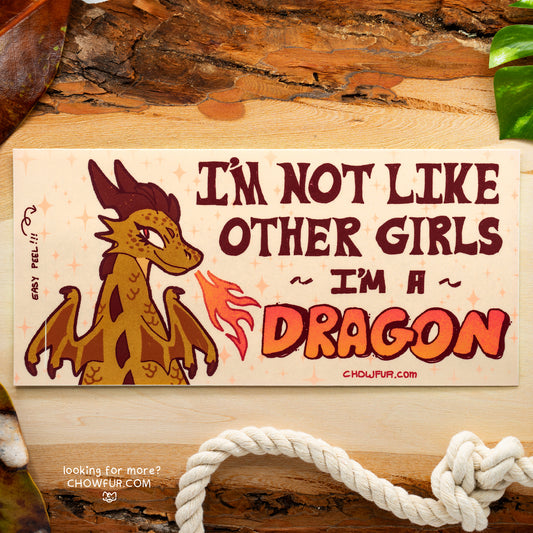 Dragon Girls Bumper Sticker