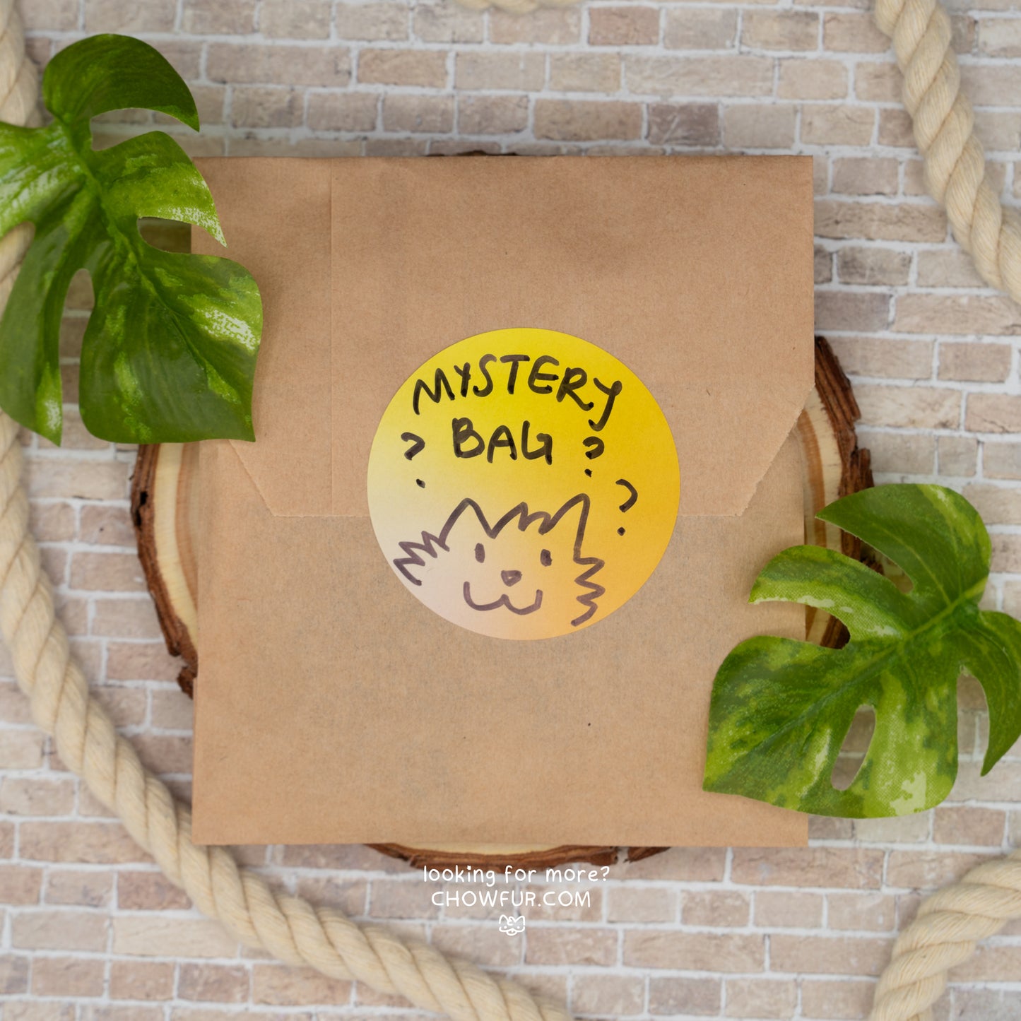 Mystery Bag - $8 - Furry Sticker only from Chowfur.com - Shop now!