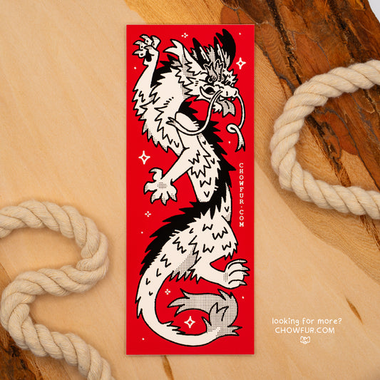 R&B Dragon Mini-Bumper Sticker