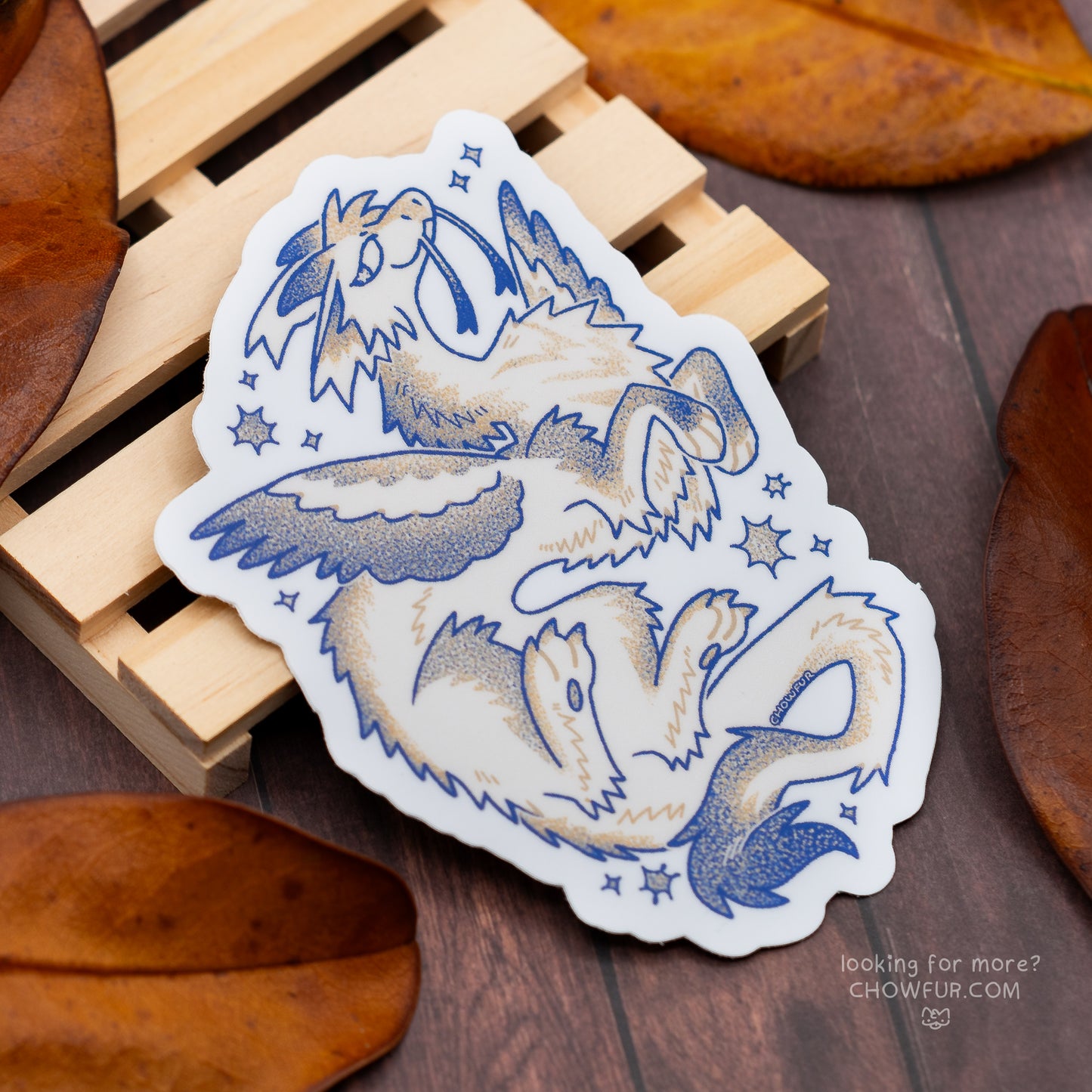 Cosmic Dragon Large Sticker