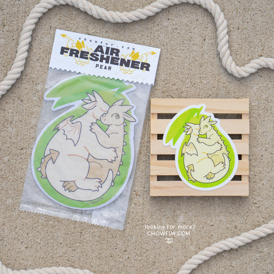 Pear Embrace Sticker & Air Freshener Bundle