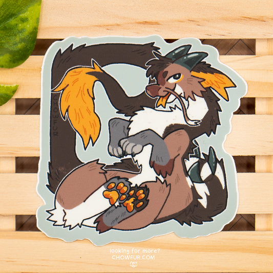 Oishii Dragon Sticker