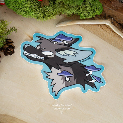 Mushroom Fox Sticker - $4 - Furry Sticker only from Chowfur.com -  Shop now!