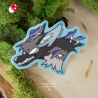 Mushroom Fox Sticker - $4 - Furry Sticker only from Chowfur.com -  Shop now!