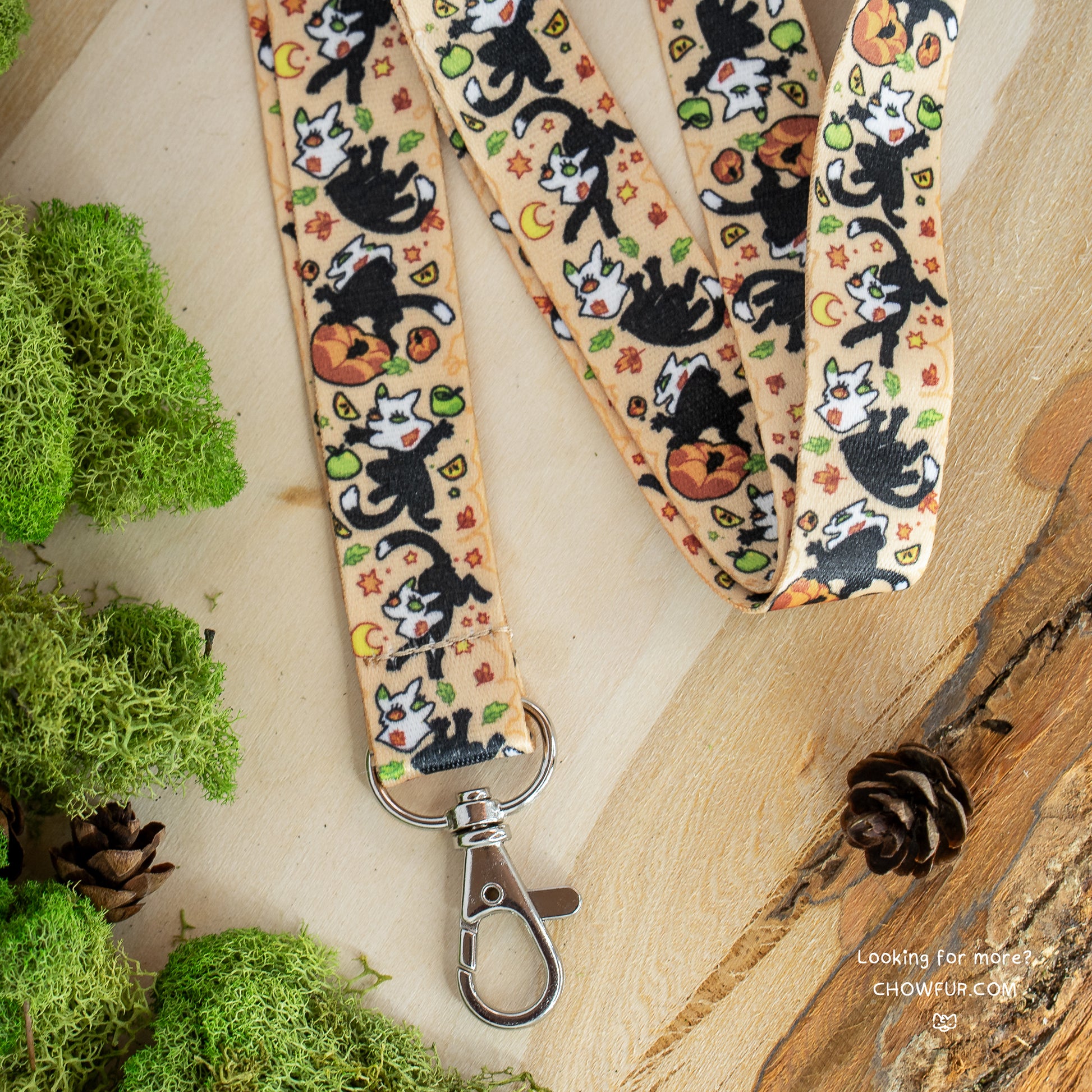 Mischievous Kitty Lanyard - $10 - Furry Lanyard only from Chowfur.com -  Shop now!