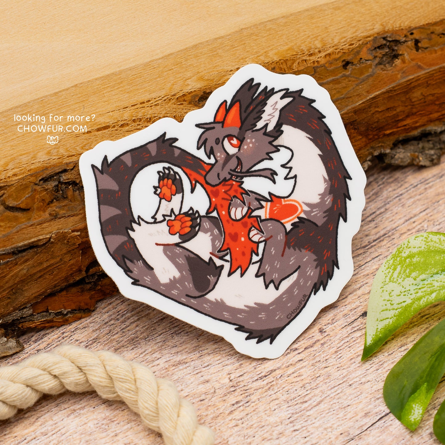 Dragon Heart Sticker