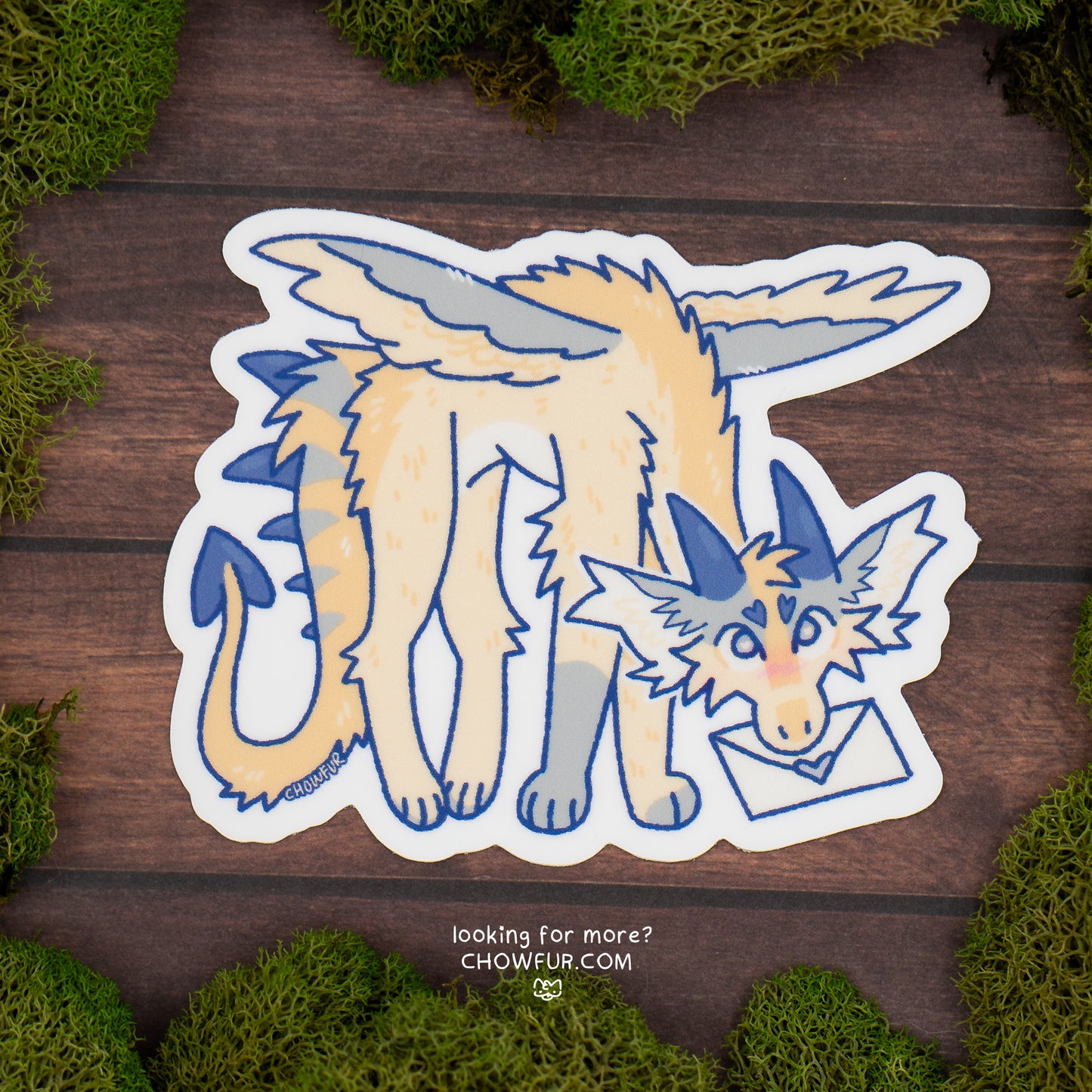 Dragon Love Letter Sticker