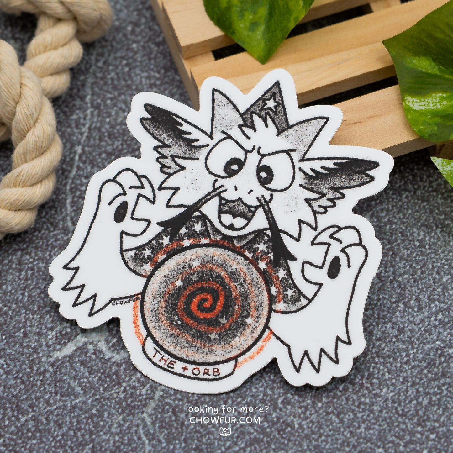 Orb Ponder Dragon Sticker