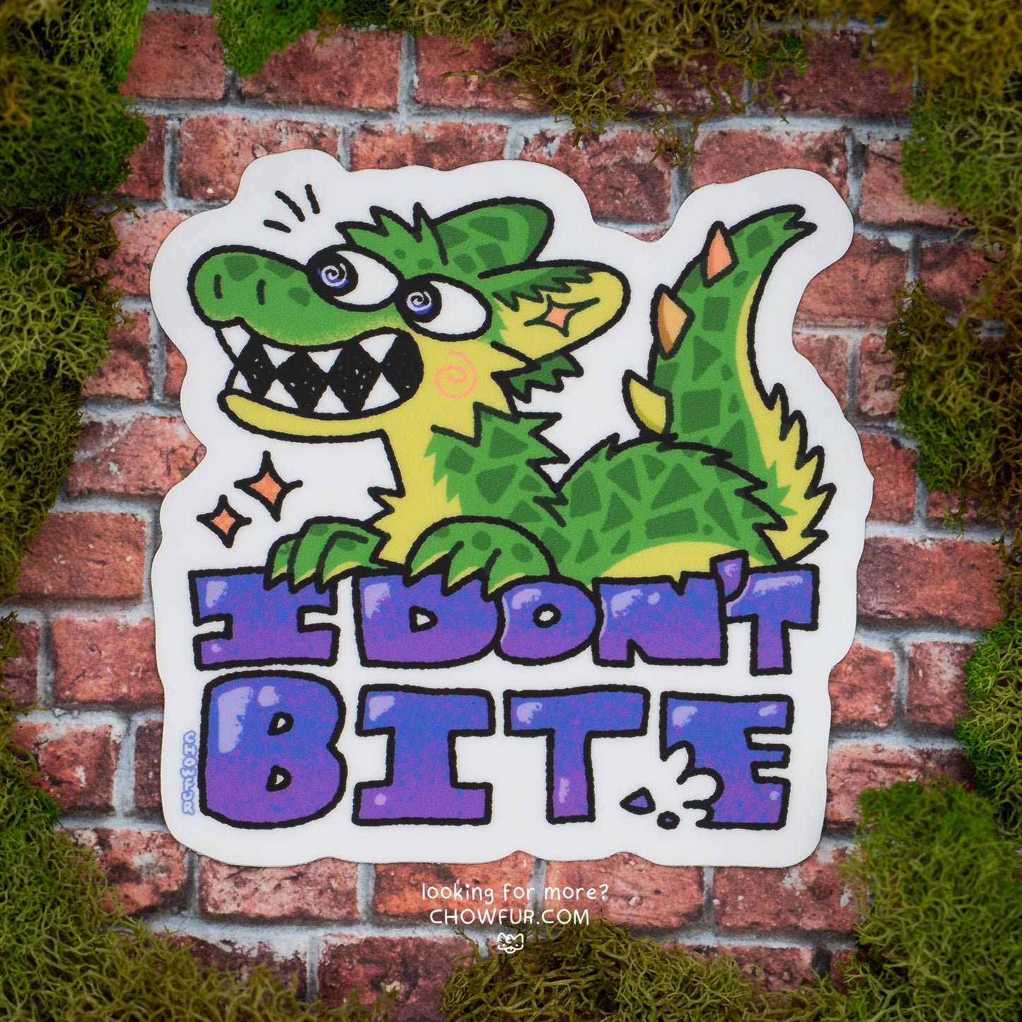 I Don't Bite Sticker