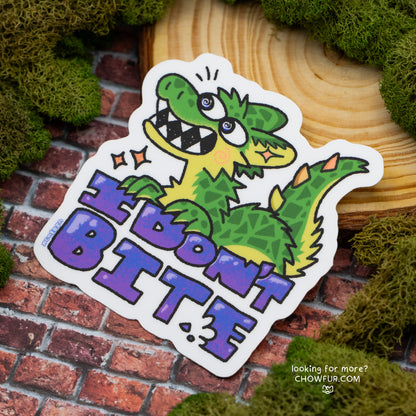 I Don't Bite Sticker
