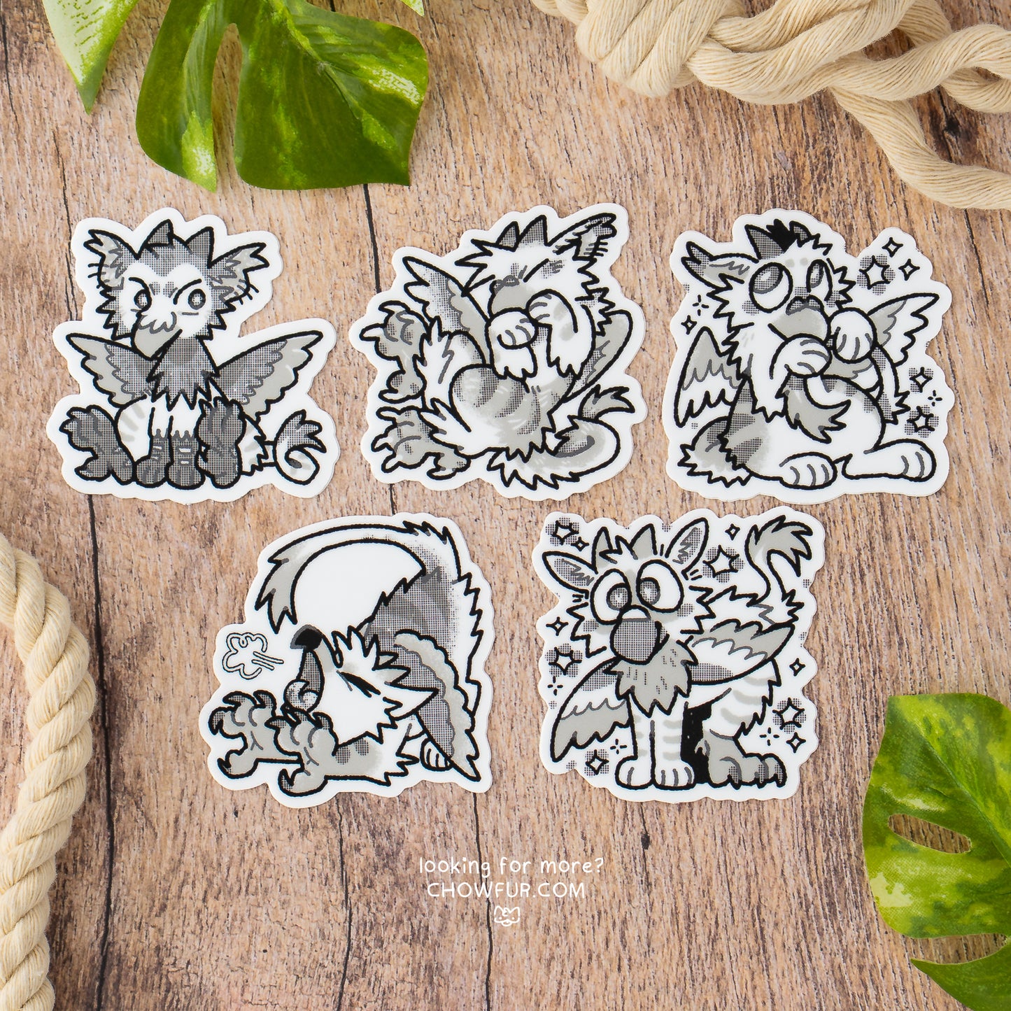 Doodle Gryphon Sticker Pack