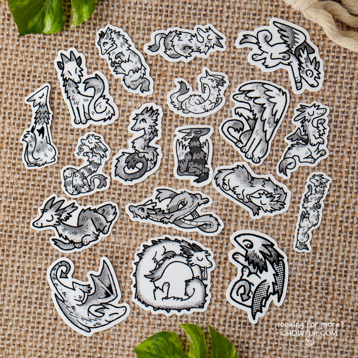 Mystery Doodle Dragon Sticker Pack