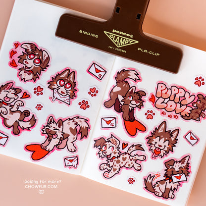 Puppy Love Sticker Sheet