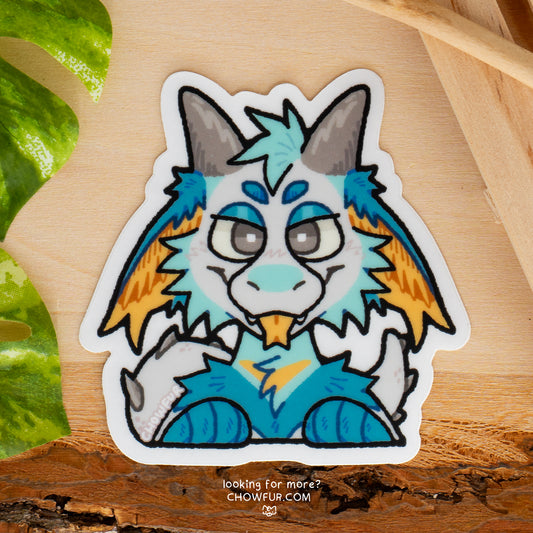 Fisher Dragon Clear Peeker Sticker