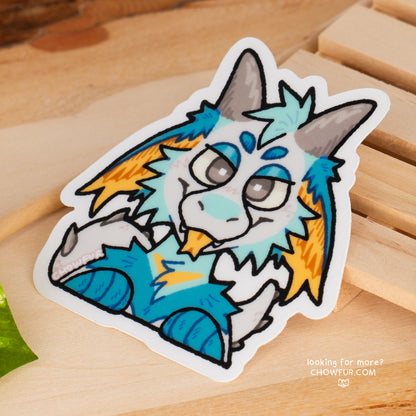 Fisher Dragon Clear Peeker Sticker