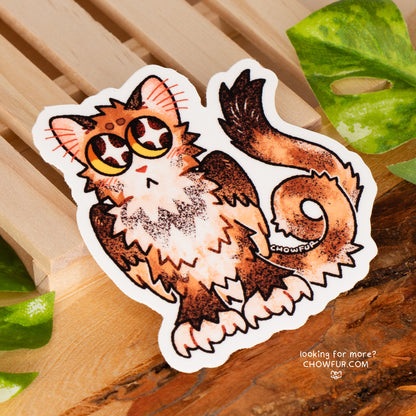 Owl Cat Sticker