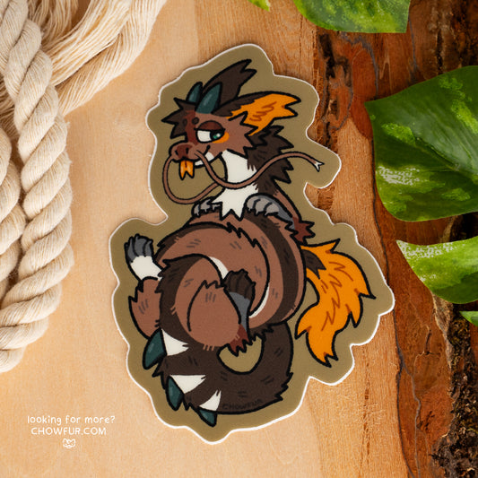 Oishii Naughty Dragon Sticker