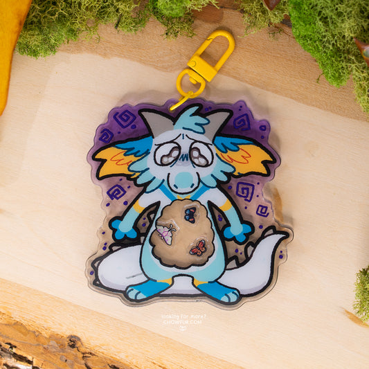 Anxious Shaker Charm - $15 - Furry Acrylic charm only from Chowfur.com -  Shop now!