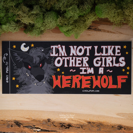 Werewolf Bumper Sticker