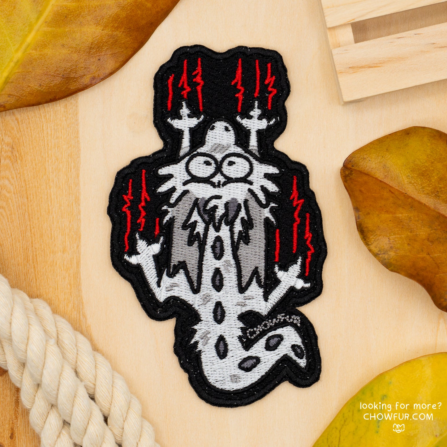 Doodle Dragon Scratch Patch