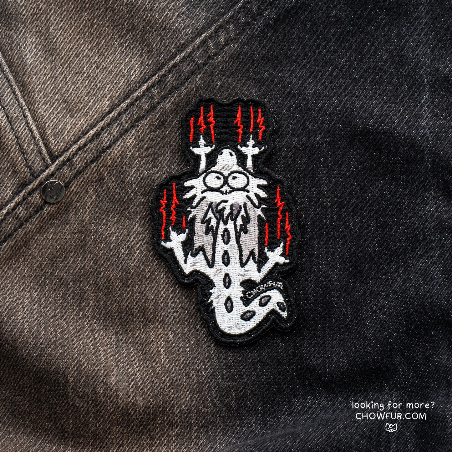 Doodle Dragon Scratch Patch