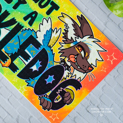 Sparkledog You Just Got Passed Bumper Sticker