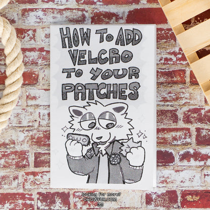 Doodle Dragon Scratch Patch