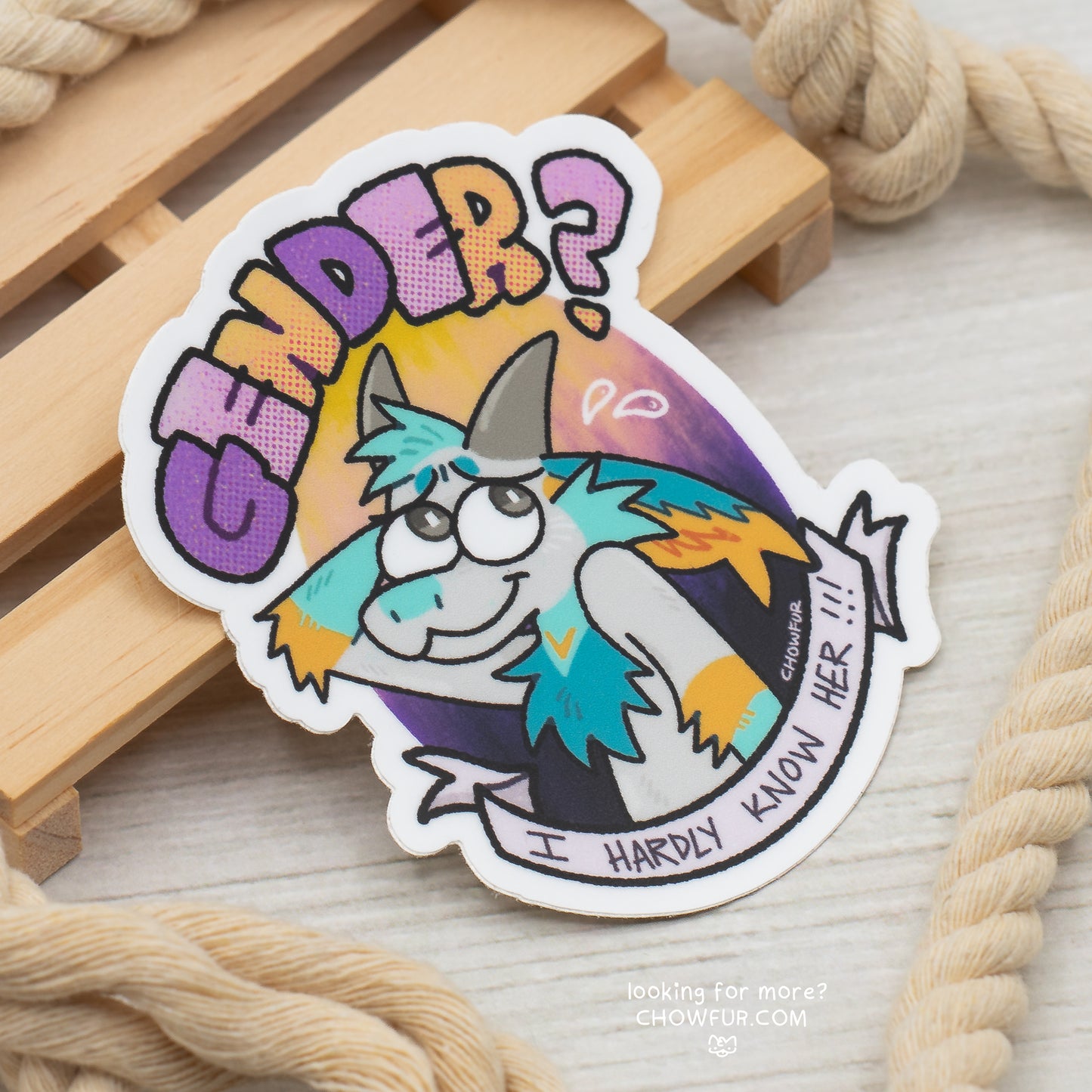 Fisher Gender? Sticker