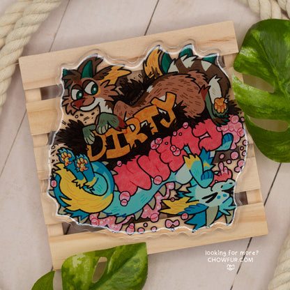 Dragon Dishwasher Magnet - $15 - Furry Magnet only from Chowfur.com -  Shop now!