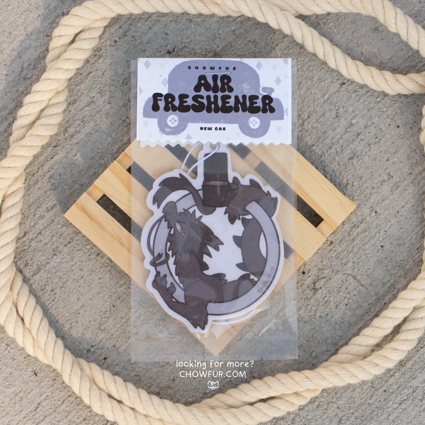 Dragon Tsurikawa Air Freshener - $6 - Furry Air Freshener only from Chowfur.com -  Shop now!