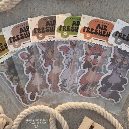 Critter Air Fresheners - $6 - Furry Air Freshener only from Chowfur.com -  Shop now!