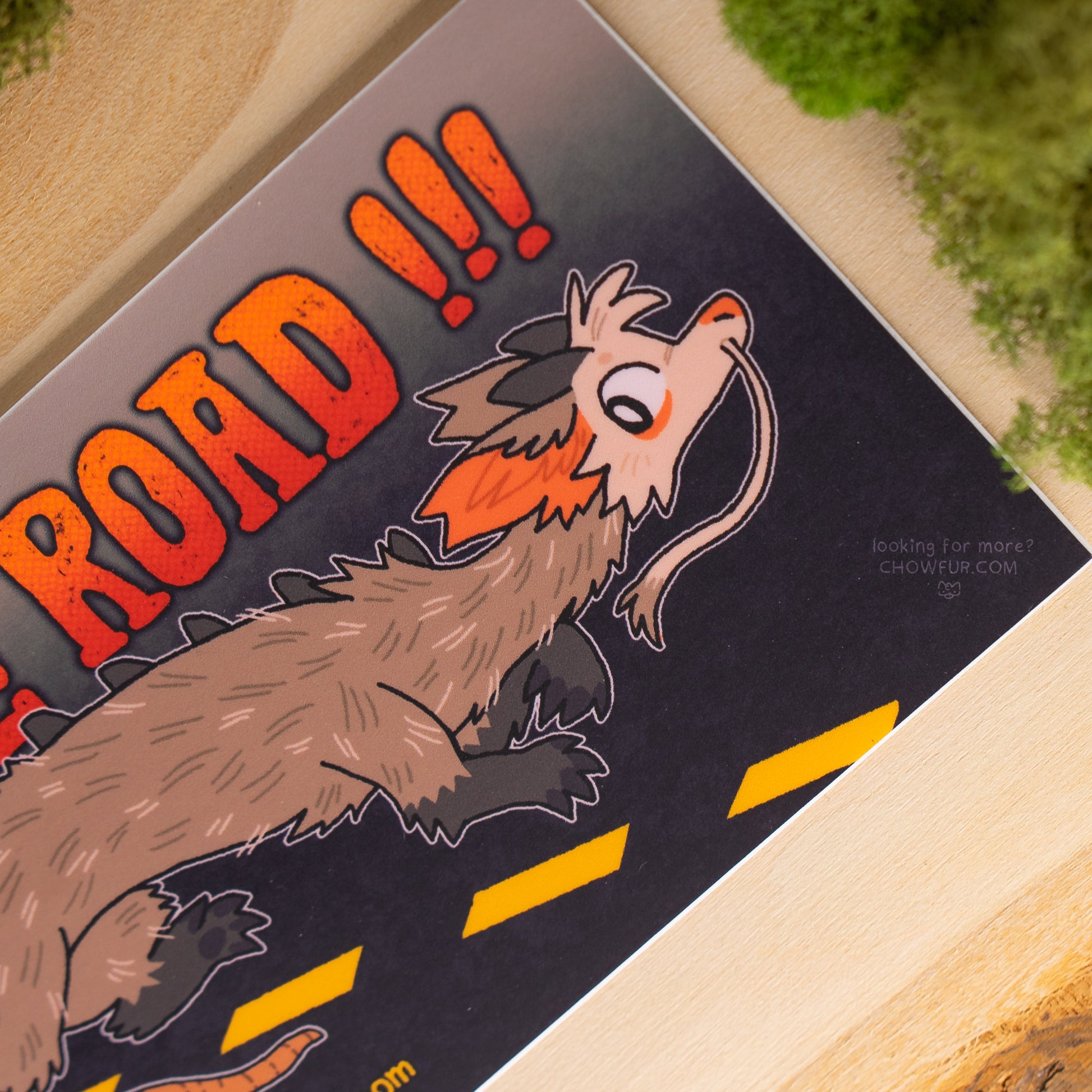 Share The Road Bumper Sticker - $10 - Furry Bumper sticker only from Chowfur.com -  Shop now!