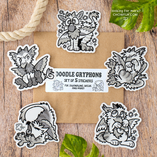 Doodle Gryphon Sticker Pack